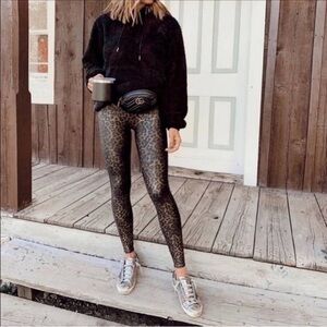 Spanx Faux Leather Leopard Leggings in Leopard Shine